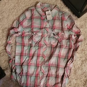 Abercrombie kids button up shirt